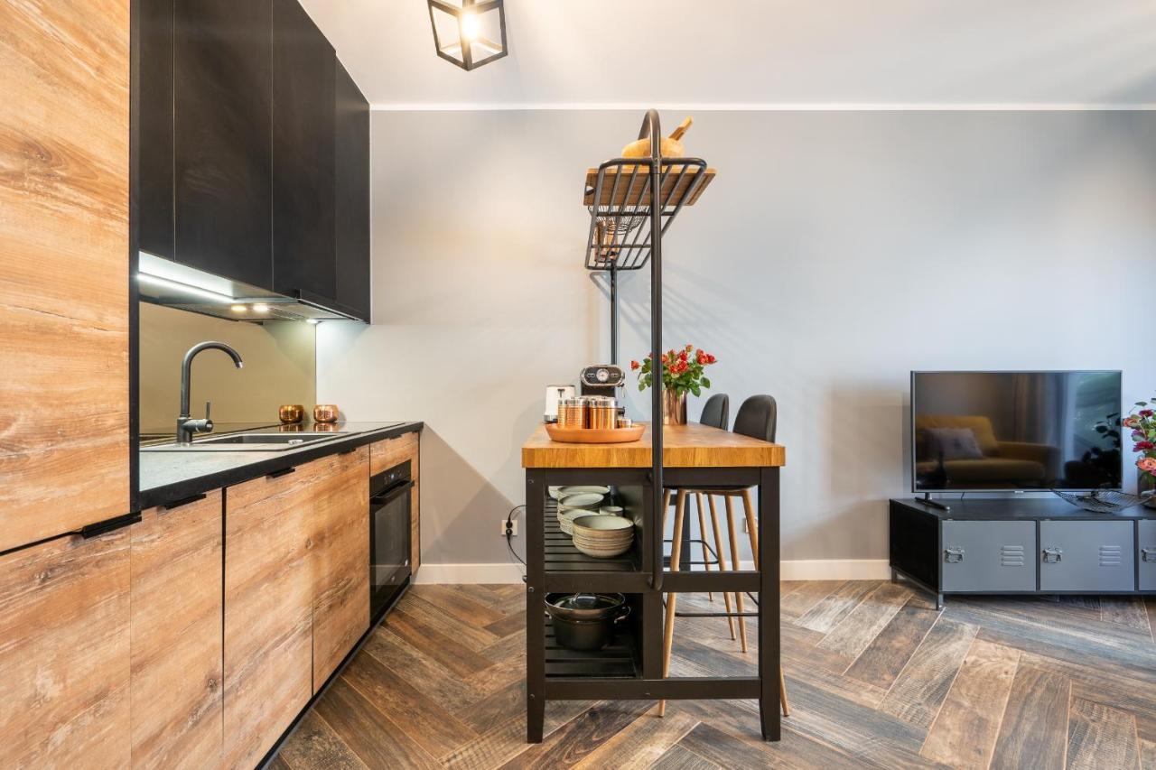 Apartament Riverside กดัญสก์ ภายนอก รูปภาพ